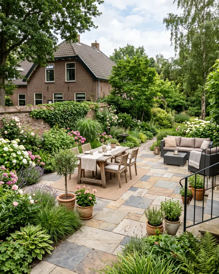 Terras en bestrating aangelegd in Oosterhout