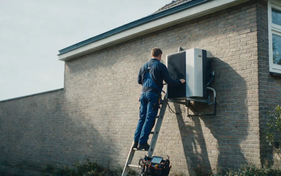 Voorbeeldwebsite voor een installatiebedrijf